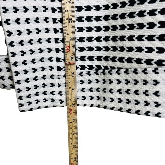 Alice Walk Vest Womens Large Patterned Textured Open Front Sleeveless Layering - Picture 5 of 8